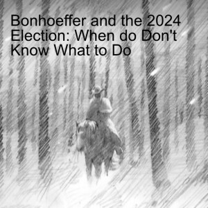 When we Don't Know What to Do: Bonhoeffer and the 2024 Election