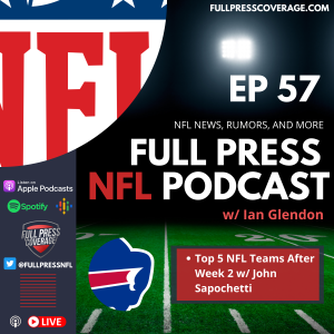 Ep 57: Top 5 NFL Teams After Week 2