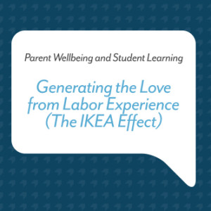 Podcast for Parents: Generating the Love from Labor Experience (The IKEA Effect)