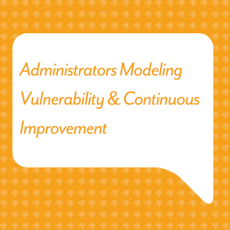 Administrators Modeling Vulnerability &amp; Continuous Improvement