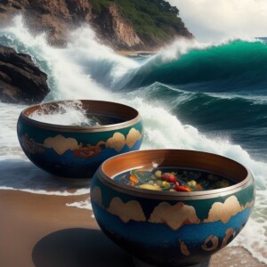 10 Hours , Tibetan Bowls + Ocean Waves Music for Sleep, Studying, Meditation