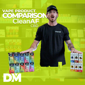 CleanAF CBD's Vape Product Comparison