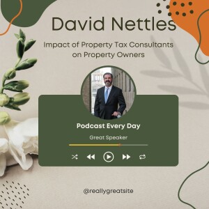 David Nettles Shares The Impact of Property Tax Consultants on Property Owners