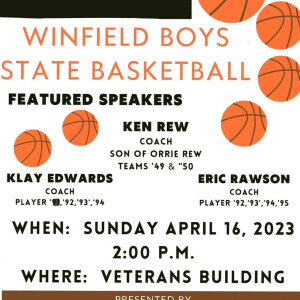 Winfield Boys State Basketball History program April 16th