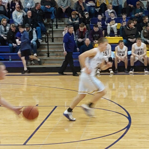 Scotty Melvin HS Playoff Basketball in Southeast Iowa.