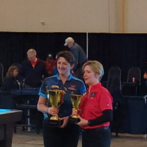 #1 player in the world Kelly Fisher wins Fairfield Invitational. WPBA 9 Ball Tournament.