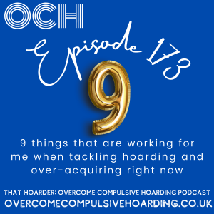 #173 9 things that are working for me when tackling hoarding and over-acquiring right now