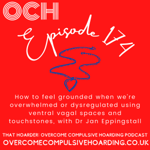 #174 How to feel grounded when we're overwhelmed or dysregulated using ventral vagal spaces and touchstones, with Dr Jan Eppingstall