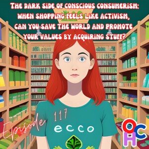 #117 The dark side of conscious consumerism: when shopping feels like activism, can you save the world and promote your values by acquiring stuff?