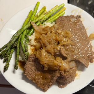 Can Keithie Take The Heat - #2 - Smothered Texas Round Steak & Grilled Ass-Paragus
