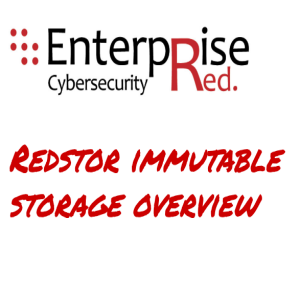Redstor Immutable Cloud Storage Overview