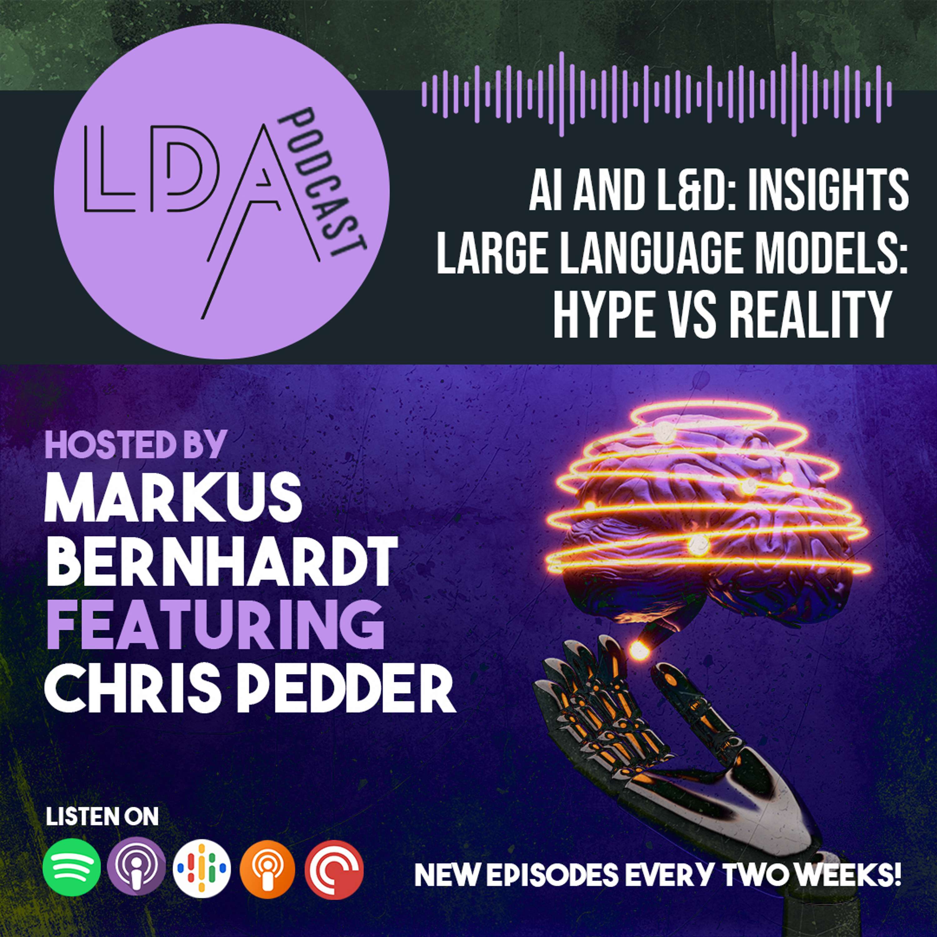 AI and L&D Insights-- Large Language Models: Hype vs. Reality - podcast episode cover