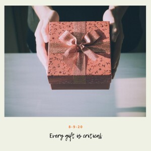 Every Gift Is Critical 8-9-20