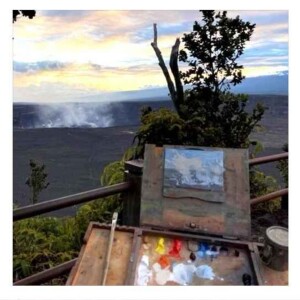 Painter Alice Leese Back in Hawai’i Volcanoes National Park
