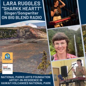 Singer-songwriter Lara Ruggles in Hawai’i Volcanoes National Park