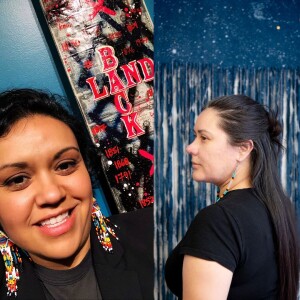 Poet Carissa Garcia and Artist Chelsea Bighorn