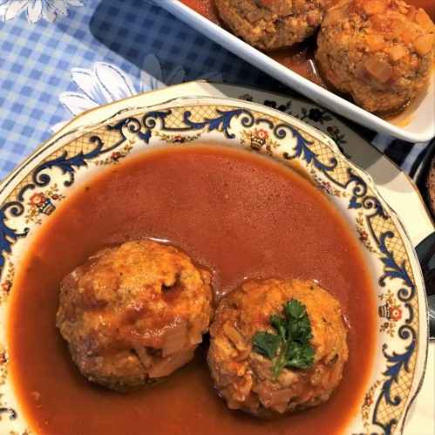 Chicken Meatballs in a Tomato Sauce