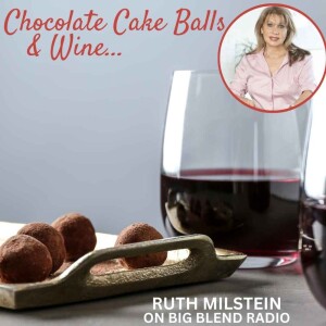 Chocolate Cake Balls and Wine