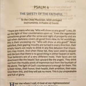 10: Psalm 4