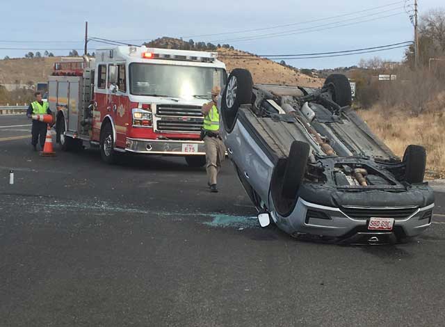 Rollover Causes Traffic Delays