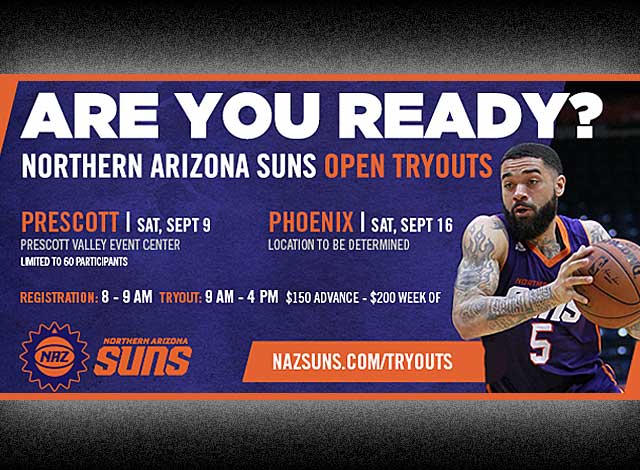 NAZ Suns Announce Open Tryouts