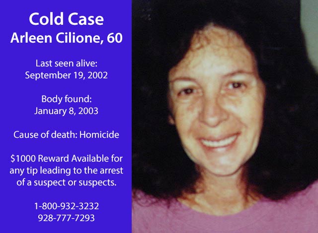 YCSO Cold Case Unit Investigates Arleen Cilione Murder