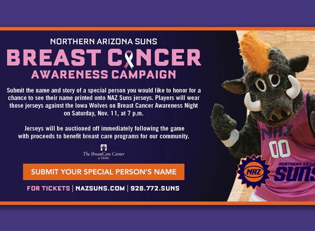 NAZ Suns Launch Breast Cancer Awareness Campaign