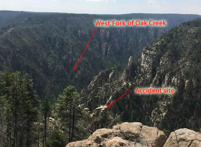 Hiker Rescued after fall in Oak Creek