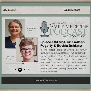 Ep. 3: The Day I Almost Walked Away: Trust, Gratitude, & the Power of Teamwork, feat. Dr. Colleen Fogarty & Rebecca Schiano (Vol. 22, no. 5)