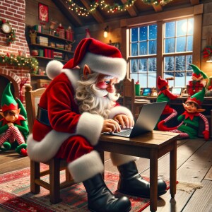 ”Santa’s Digital Sleigh Ride: AI Adventures at the North Pole”