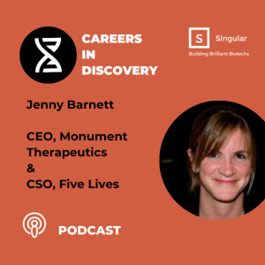 Jenny Barnett, Monument Therapeutics & Five Lives
