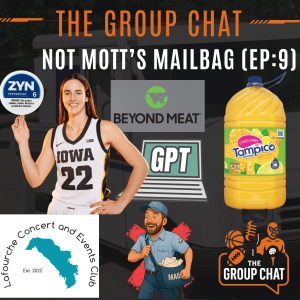 š§ Group Chat Podcast: Not Mottās Mailbag (EP9) | āOrange Juice in the Crawfish and AI in the Brainā - DTB Celeb's MMA? Bad Habits? Local Slang: Pomp the Horn?