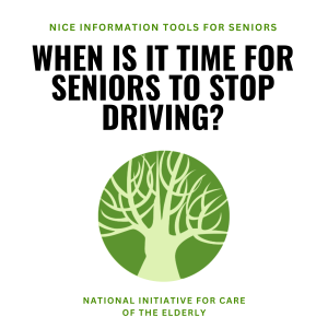 When is it time for Seniors to stop driving?