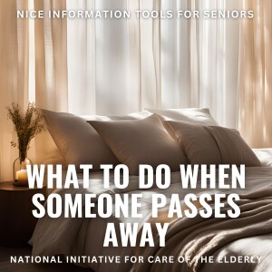 What to do when someone passes away