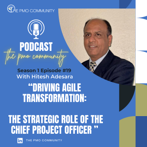 S1.E19 Hitesh Adesara on Driving Agile Transformation: The Strategic Role of the Chief Project Officer