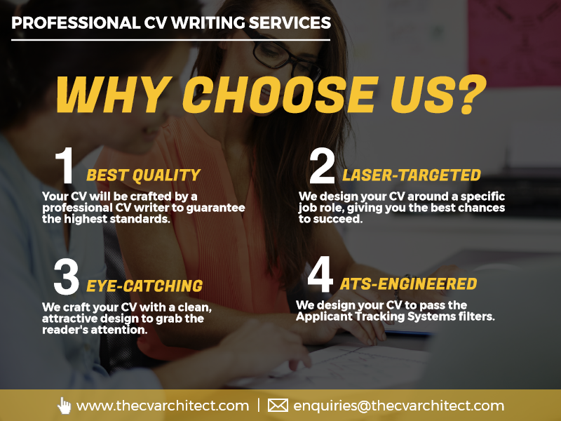 CV writing services with professional CV Experts
