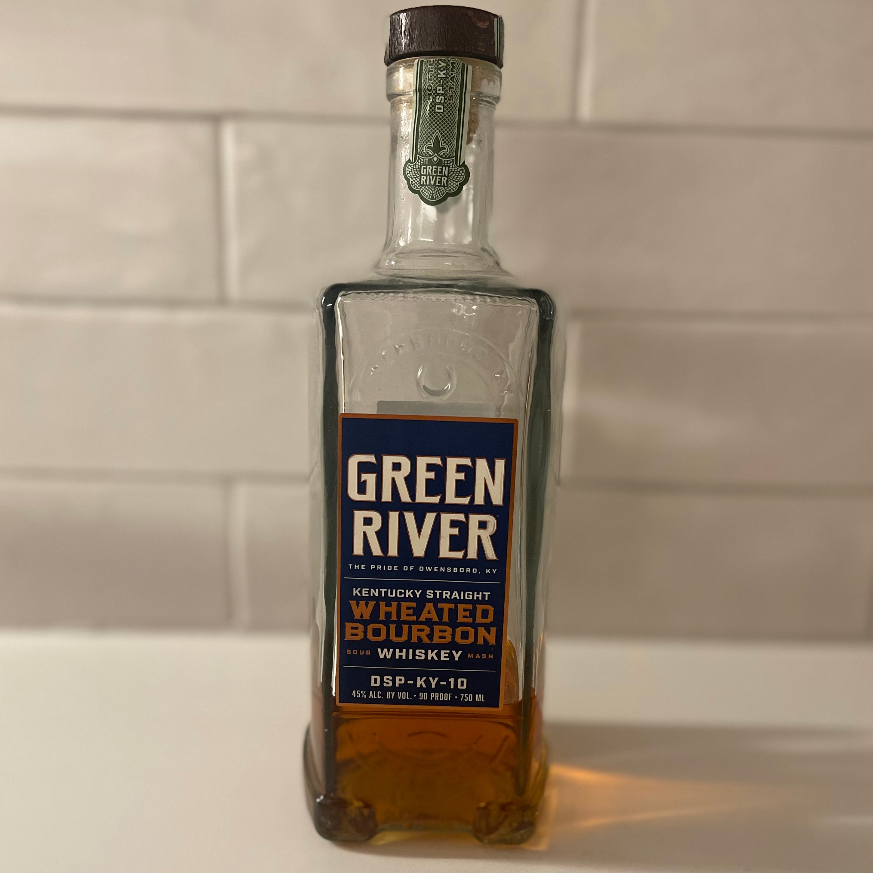 Green River Wheated Bourbon the Bottle that's also a Game