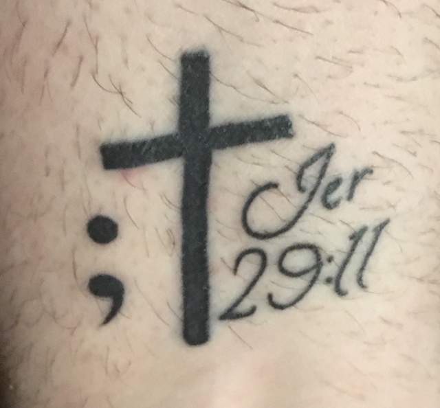 The Semi-Colon and Why I got a Tattoo