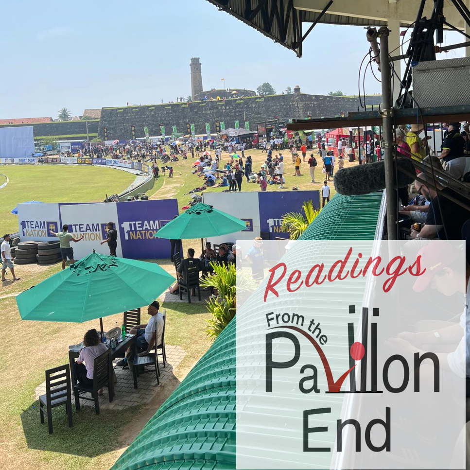 Readings from the Pavilion End