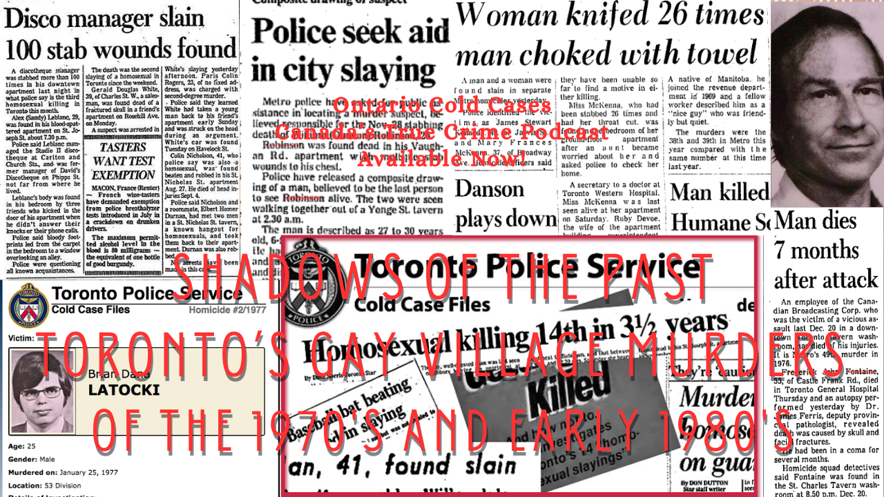 Ontario Cold Cases - The Podcast