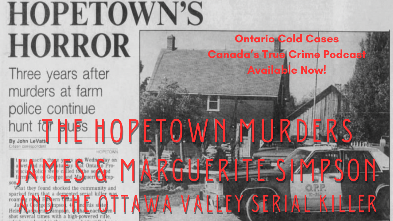 The Hopetown Murders - James & Marguerite Simpson
