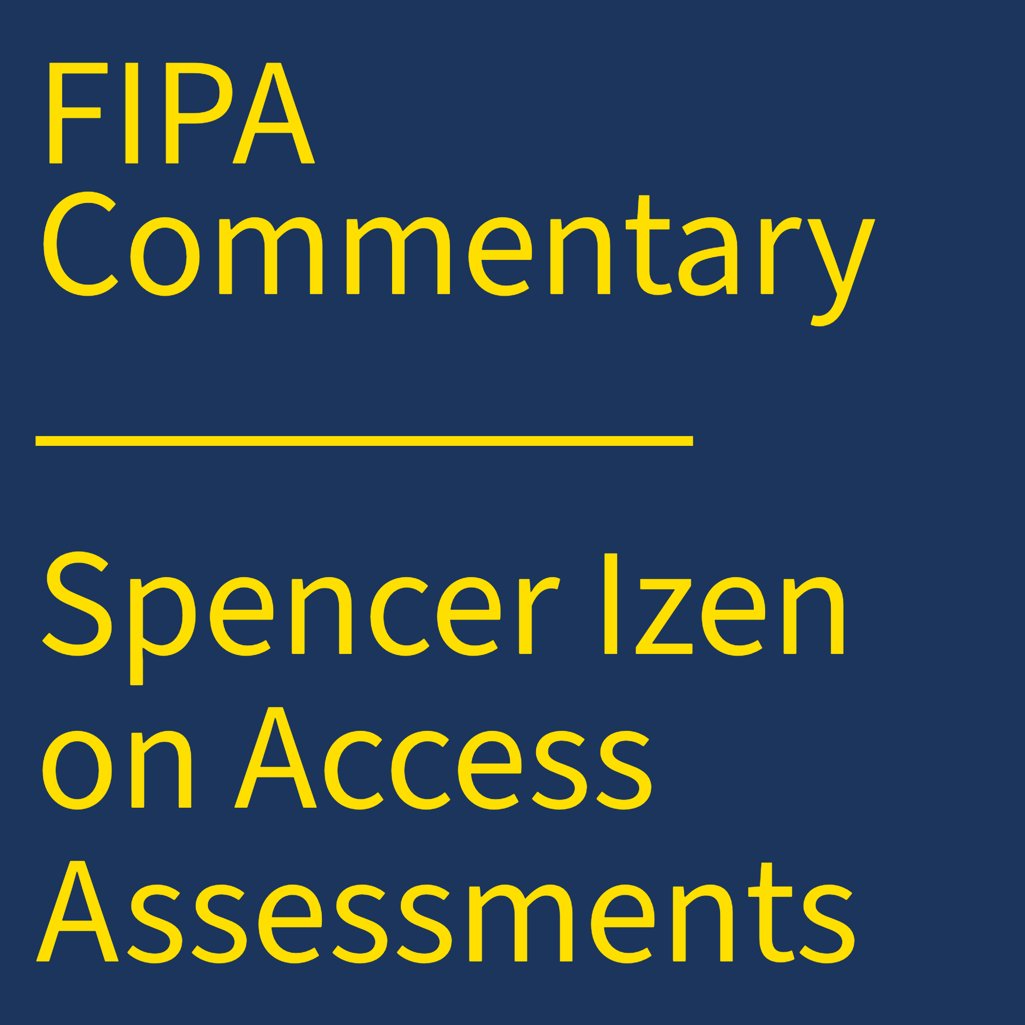 Access and Privacy Online