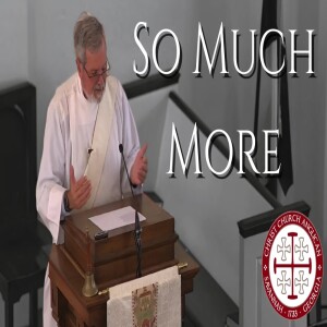 So Much More — Sermon by Rev. Greg Malley