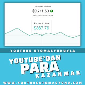 Ayda 9000 doları Youtube Otomasyonu ile kazanan Pınar Hanım