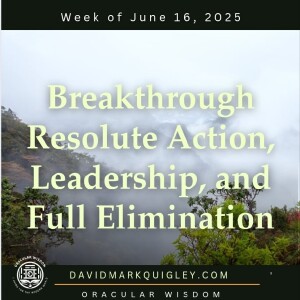 Breakthrough | Resolute Action, Leadership, and Full Elimination | Oracular Wisdom | David Mark Quigley
