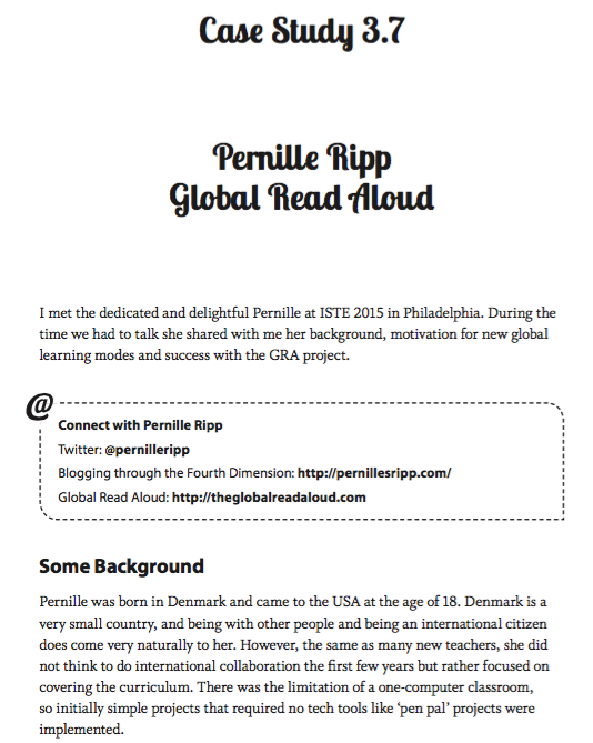 The Global Educator Case Study 3.7 - Pernille Ripp