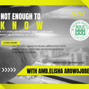 N E T O K with Amb.Elisha Arowojobe