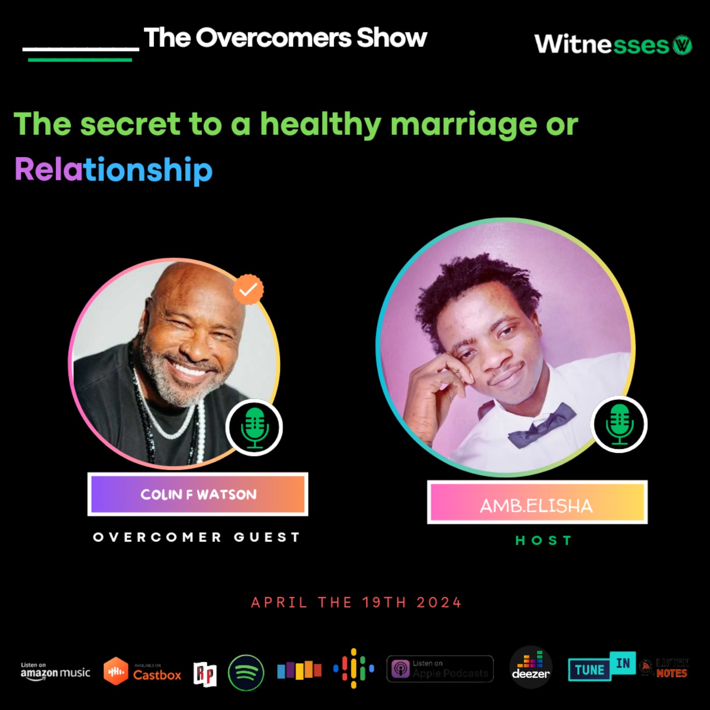 The secret to a healthy marriage or relationship | Colin F Watson