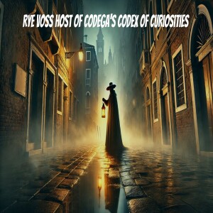 Rye Voss host of Codega's Codex of Curiosities