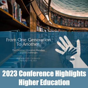 2023 Conference Highlights: Higher Ed. - From Canon To Wikipedia And Back Again: A Call For A Coherent Education - Clarke Scheibe